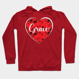 I Love Grace First Name I Heart Grace Hoodie